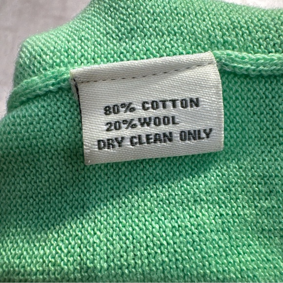 Donald Ross Sleeveless Lime Green golf Quarter-Zip Sweater Vest L Weyhill  logo - Picture 8 of 10